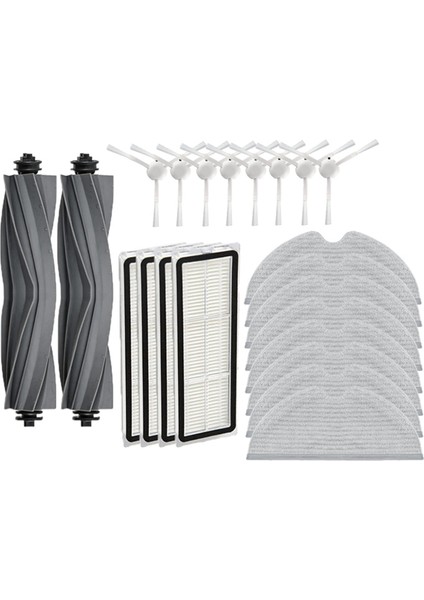 Dream D10S / D10S Için Pro Robotik Vakum Süpürge Silindir Yan Fırça Aksesuarları Hepa Filtre Mop Kumaş Paçavraları Yedek Parçalar (Yurt Dışından)