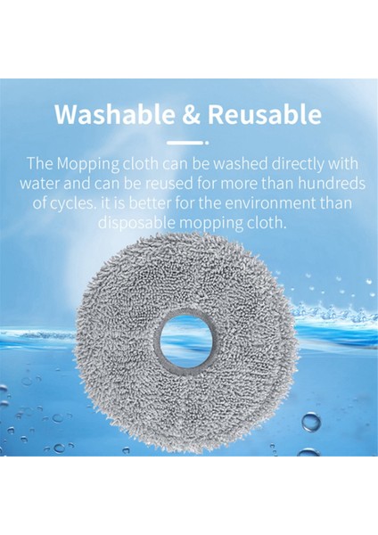 20PCS Dreame Bot L10 Prime / L10S Pro Vakum Süpürge Ana Yan Fırça Hepa Filtre Mop Bezi (Yurt Dışından) fırsatları