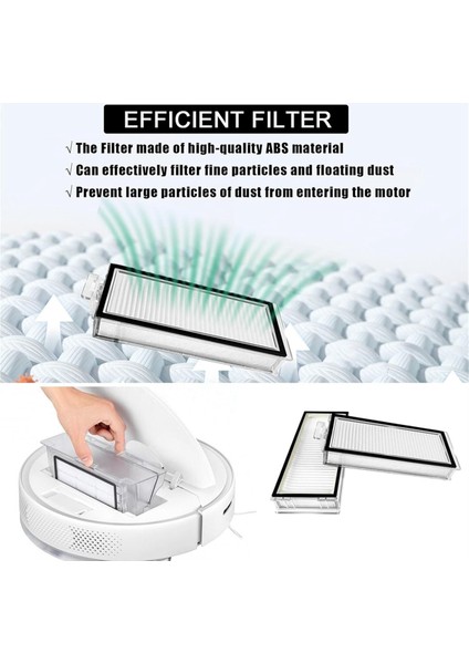 Roborock Q8 Için Max / Q8 Max+(Artı) / Q5 Pro / Q5 Pro+(Artı) Vakum Süpürge Ana Yan Fırça Mop Bezi Hepa Filtreleri (Yurt Dışından) modelleri