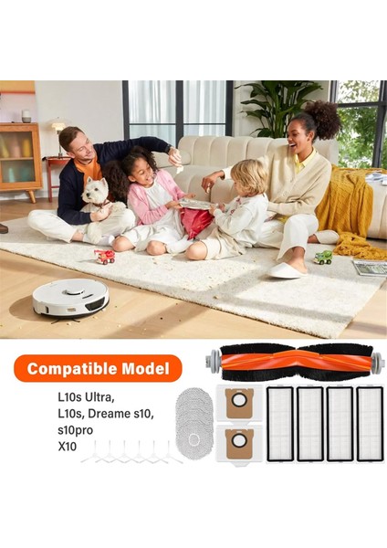 Dream L10S ULTRA/L10 ULTRA/L10S ULTRA/L10S/S10/S10PRO/XIAOMI X10, Robot Vakum Süpürge Yedek Parçaları (Yurt Dışından) modelleri
