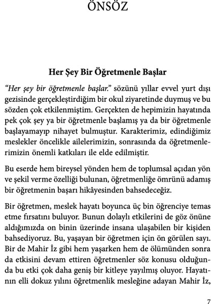 Eğitime Adanmış Bir Ömür: Mahir İz - İdris Topçuoğlu fırsatları