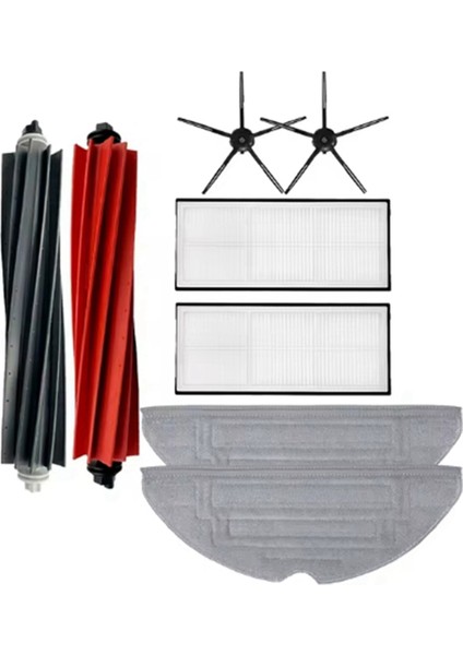 Roller Ana Fırça Hepa Filtre Yan Fırça Paspas Bezleri Roborock S8 S8 Plus S8+ S8 Pro Ultra Vakum Süpürücü (Yurt Dışından)