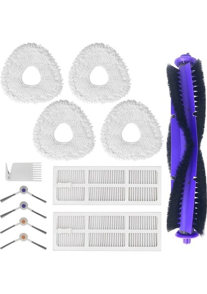 Narwal Freo J3 Vakum Süpürge Yedek Parça Aksesuarları Kiti Için Ana Fırça Yan Fırça Hepa Filtresi (Yurt Dışından)