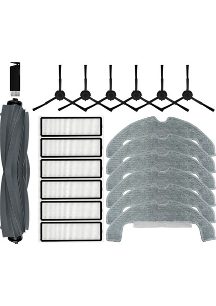 Dream D10S Için Uyumlu Robot Vakum Temizleyici Ana Yan Fırça Paspas Bezi Rag Hepa Filtre Aksesuarları Yedek Parçalar (Yurt Dışından)