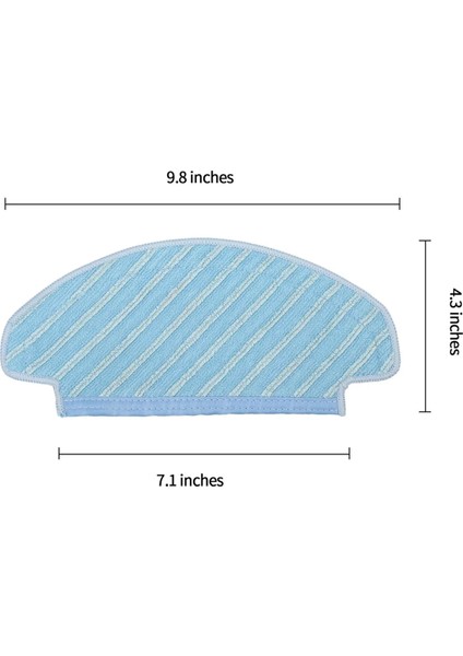 Ecovacs Deebot N10 / N10 Plus Robot Vacuma Seğriçi Yedek Yedek Yedek Seza Kapaları Ana Sınak Fırch Hepa Filtre Mop Kumaş (Yurt Dışından) indirimleri