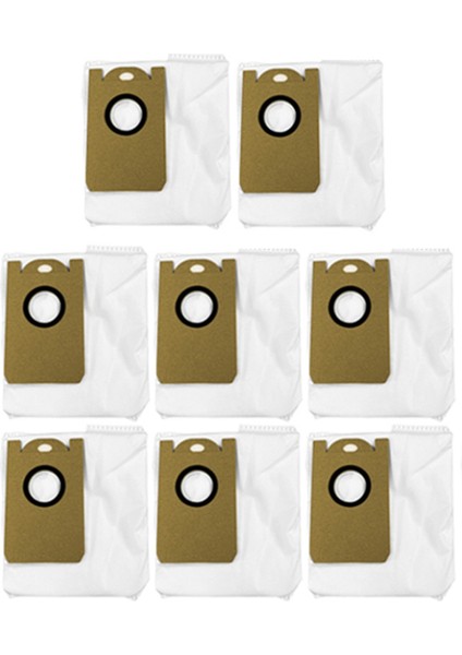8pcs Xiaomi Lydsto W2 Için Toz Çantası Robot Elektrikli Süpürge Çöp Torbası Yedek Yedek Parçalar Aksesuar (Yurt Dışından)