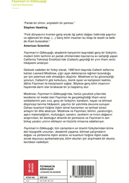 Feynman'ın Gökkuşağı - Leonard Mlodinow fiyatları