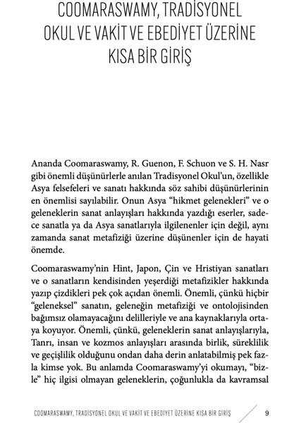 Vakit ve Ebediyet - Ananda K. Coomaraswamy fırsatları