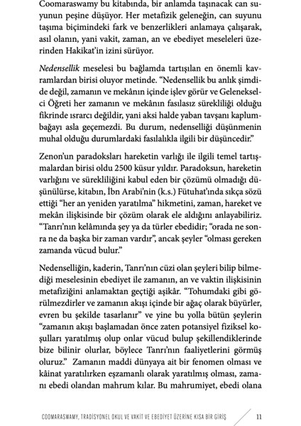 Vakit ve Ebediyet - Ananda K. Coomaraswamy