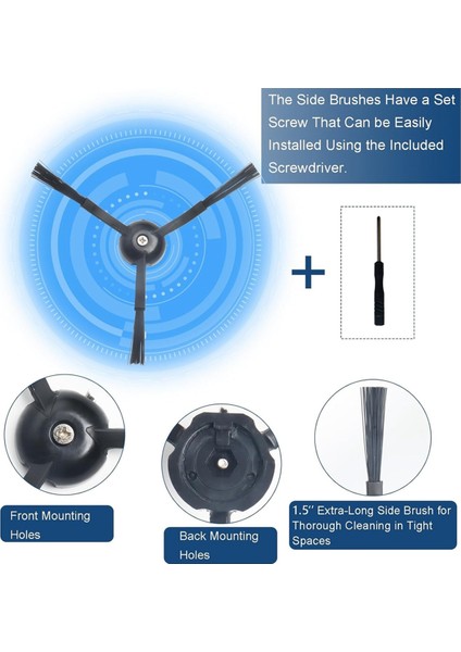 Roborock S8 Pro Ultra Robot Için Vakum Süpürge Ana Yan Fırçası Hepa Filtreleri Paspas Bezi Yedek Parçalar Aksesuarları (Yurt Dışından) modelleri