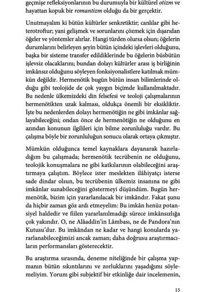 Teolojik Hermenötik - Zeki Özcan indirimleri