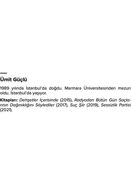 Dehşetler İçerisinde - Ümit Güçlü fırsatları