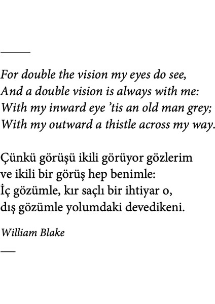 İkili Görüş - Northrop Frye indirimleri