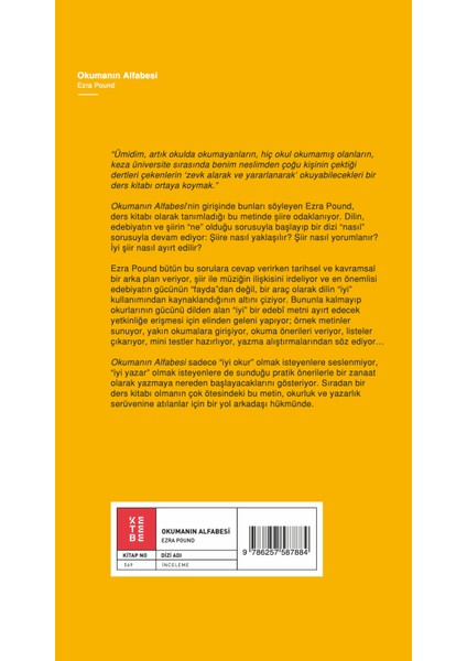 Okumanın Alfabesi - Ezra Pound fiyatları