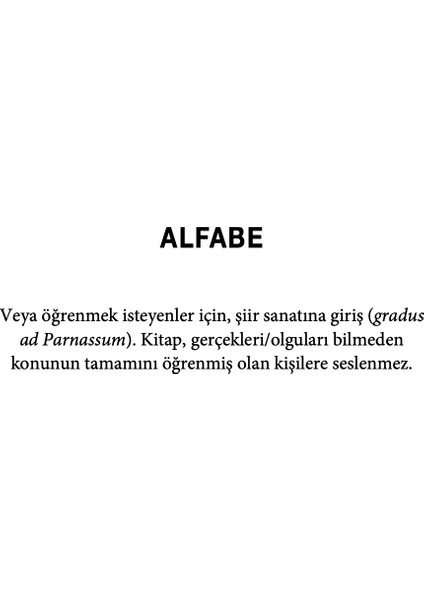 Okumanın Alfabesi - Ezra Pound