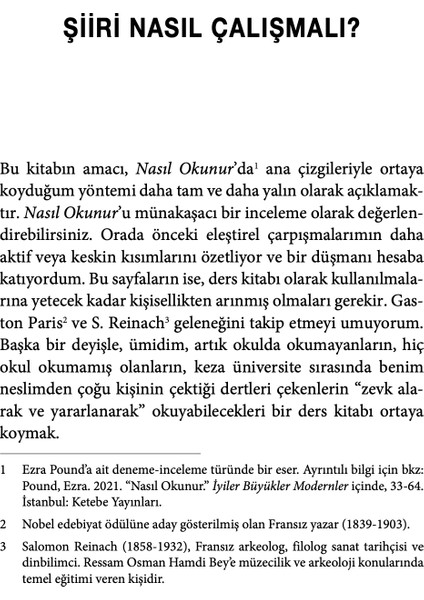 Okumanın Alfabesi - Ezra Pound