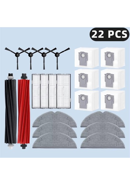 Roborock S8 Pro Ultra Robot Için Vakum Süpürge Yedek Parçalar Ana Yan Fırça Paspası Pad Hepa Filtre Toz Çantası Aksesuarları (Yurt Dışından) fiyatları