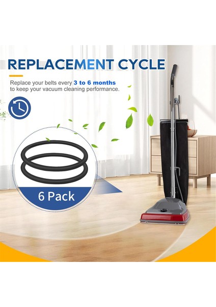 6pcs Vakum Kemeri 30563B Yuvarlak Vakum Temizleyici Kemerler Sanitaire Eureka Vakum Süpürge Stili Rd Için Dik Vakum Kemeri (Yurt Dışından) indirimleri