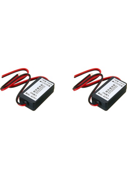 Araç Arka Görünüm Yedek Kamera Için 2x 12V Dc Güç Röle Kondansatör Filtre Doğrultucu (Yurt Dışından)