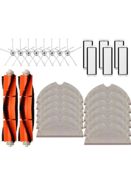 Roborock S6 S6 S6 Maxv S6 Pure S5 Max S50 S55 S5 E4 E5 Aksesuarlar Ana Yan Fırça Filtre Mop Parçaları (Yurt Dışından)