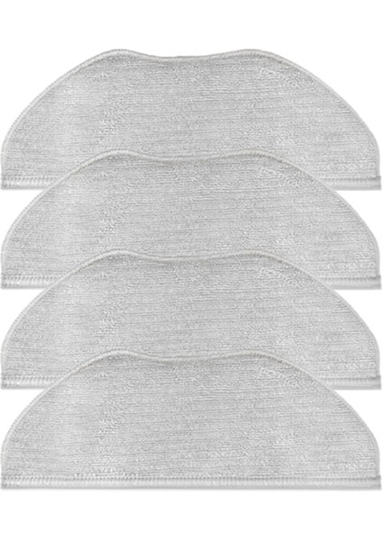 4pcs Tefal Rowenta Için Mop Bezi X-Plorer Serie 95 RG7975WH RG7987WH Robotik Vakum Süpürge Yedek (Yurt Dışından)