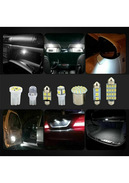 28 Çeşitli LED Araç Iç Mekan Işık Dome Bagaj Haritası Plaka Lambası Ampul (Yurt Dışından) fiyatları