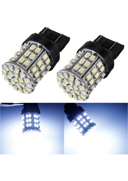 1157 P21W BAY15D 5050 18 Smd LED Kuyruk Freni Durdurma Ampul Beyaz 2x T20 7440 7443 64 Smd Beyaz 6000K Lamp 12V (Yurt Dışından) modelleri