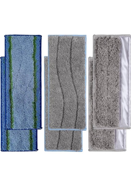 6 Paket Çıkarılabilir Paspas Pedleri Irobot Braava Jet M6 Serisi Robot, Yükseltme Yeniden Kullanılabilir M6 Mop Pad Değiştirme Aksesuarları (Yurt Dışından)