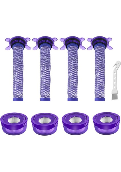 Filtreler Hepa Post-Filters Dyson V8 Focus Yatak Kablosuz Vakum Süpürgeleri Parçaları (Yurt Dışından)