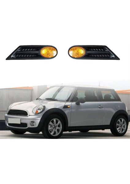 1paır Yan Indüsü Işık Trım Panel 63137260201 63137260202 Bmw Mini R55 R56 R57 R58 R59 07-15 Fender Dönüş Sinyali (Yurt Dışından) fırsatları