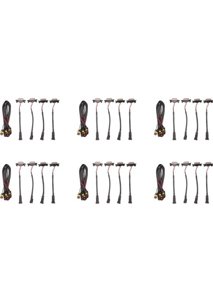 2016-2021 Için 6x Toyota Tacoma Trd Pro / 2019-2021 Rav4 LED Ön Izgara Füme Amber Işık Gündüz Işık Lambası (Yurt Dışından)