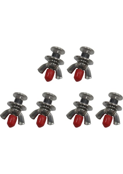 6pcs 316 Paslanmaz Çelik Dalış Vidaları Kelebek Arka Plakalı Sualtı Tüplü Dalış Için Kanat Fındıkları Bcd Aksesuarları (Yurt Dışından)