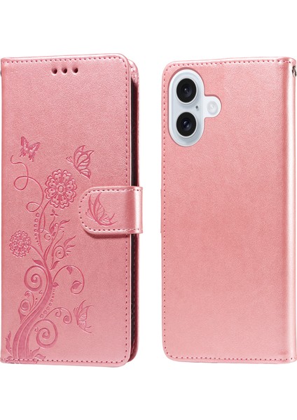 iPhone 17 Deri Cüzdan Standı Kılıfı (Yurt Dışından)