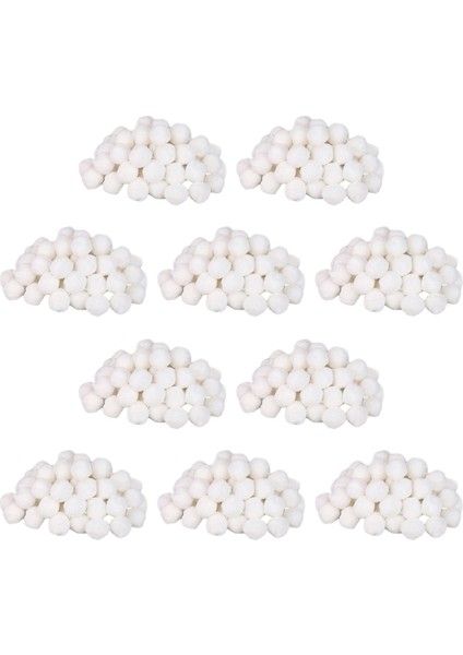 10X Yüzme Havuzları Filtre Topları Islak Kuru Pamuklu Kutu Temiz Balık Tankı Filtresi Malzeme Su Arıtma Fiber 200G (Yurt Dışından)