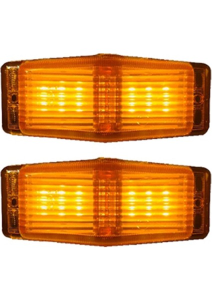 4pcs LED Işaretleyici Işıkları Ön Çift Brülör Göstergesi Lamba Için Scania Volvo Adam Benz Kamyon Kamyonu Ön Izgara Işık (Yurt Dışından) fırsatları