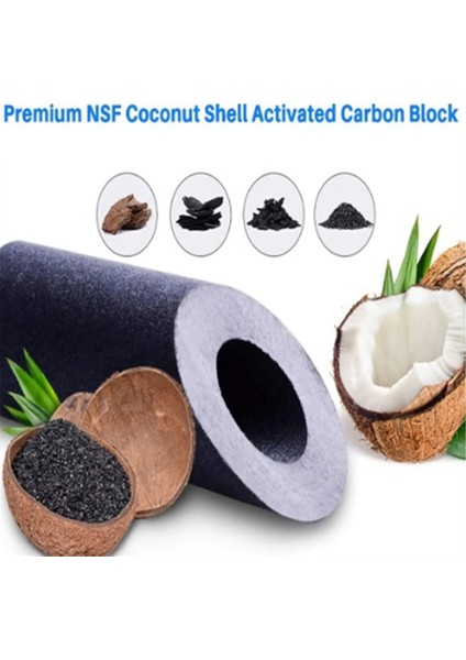 Karbon Su Filtresi 10 Inç Standart Tüm Ev Karbon Sargı Tortu Koku Yedek Filtre Kartuşu 5 Mikrometreler (Yurt Dışından) modelleri