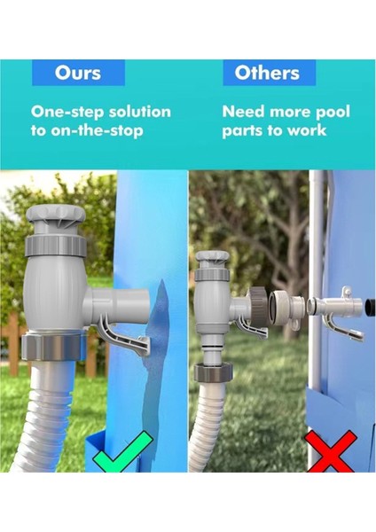 Havuz Hortumu Adaptörü, Havuz Hortumu Tutucusu ve Piston Valfi, Yer Üstü Havuzlar Için Havuz Yedek Parçaları, A (Yurt Dışından) fırsatları