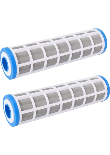 2x 10 Inç Paslanmaz Çelik Tel Filet Filtresi Kartuş Kartuşu Su Temizleyici Ölçek Önleme Öncesi Filtre (Yurt Dışından)