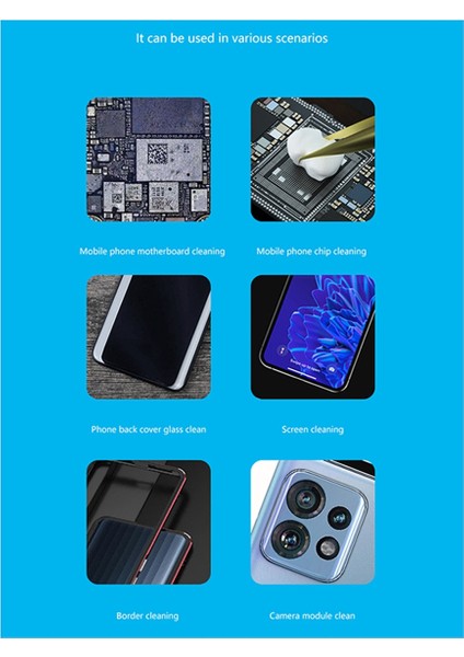 Nano Temizleme Cep Telefonu Ekranı Için Sünger Tozsuz Silme Aracı Tutkal Kaldırma/kamera/pcb Kaynak Akısı Yağ Temizliği. (Yurt Dışından) modelleri