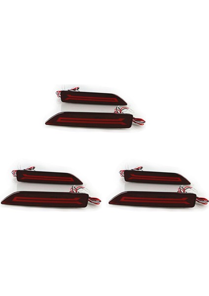 Honda Crv Cr-V 2008 2009 Için 6pc Çok Fonksiyonlu LED Arka Tampon Arka Sis Lambası Otomatik Ampul Fren Lambası Reflektör (Yurt Dışından)