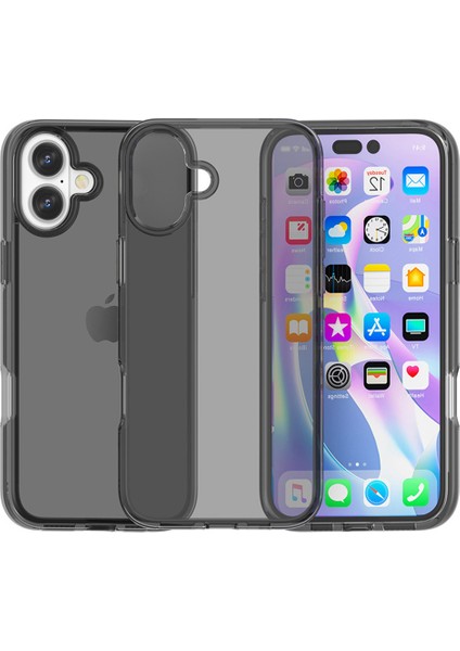 iPhone 17 Pc + Tpu Darbeye Dayanıklı Şeffaf Telefon Kılıfı (Yurt Dışından) fiyatları