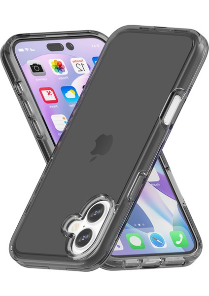 iPhone 17 Pc + Tpu Darbeye Dayanıklı Şeffaf Telefon Kılıfı (Yurt Dışından) modelleri