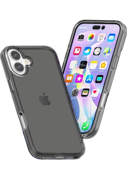 iPhone 17 Pc + Tpu Darbeye Dayanıklı Şeffaf Telefon Kılıfı (Yurt Dışından) fırsatları
