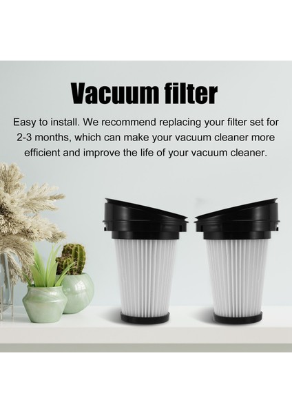 Grundig Için 2 x Filtreler VCH9629 VCH9630 VCH9631 VCH9632 - No 9178008590 Robot Vakum Parça Ev Süpürücü Değiştirme (Yurt Dışından) modelleri