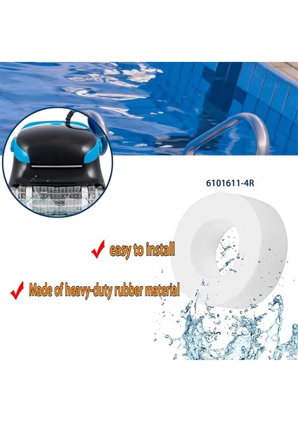 8pcs 6101611-4R Tırmanma Halkaları M200 M400 M500 ve Daha Fazla Kapak Halka ile Uyumlu Robotik Havuz Temizleyici Için Tekerlek Kılıfı (Yurt Dışından) fırsatları