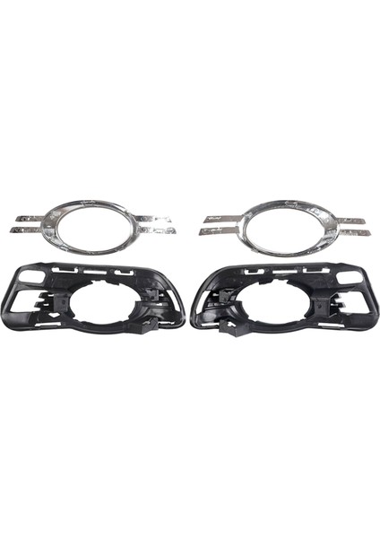 1set Ön Tampon Sis Izgarası Izgara ile Mercedes Için Krom Döşeme ile Benz W204 C250 C300 C350 204852423 2048852523 (Yurt Dışından) fiyatları
