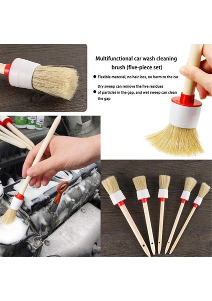 8 Parçalı Temizleme Fırçası Araç Aleti Detay Fırçası Seti Pp Tel Fırça Araba Detay Fırçası Tel Fırça Seti (Yurt Dışından) fırsatları