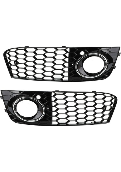 Audi A4 B8 2009 2012 2012 2012 2012 Için Araba Ön Tampon Sis Fiş Izgara Kapağı Petek Izgara Kapakları (Yurt Dışından)