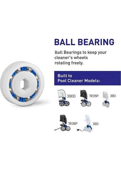 16PCS Havuz Tedarik Kasabası Tekerlek Top Yatak Polaris Vac-Sweep 360 380 Havuz Temizleyici Tekerlek Plastik Top Yatak Parçaları (Yurt Dışından) modelleri