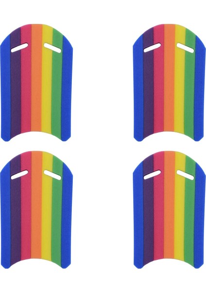 4x Çocuk Yetişkinler Gökkuşağı Yüzme Kickboar Foam Float Kick Board Havuzu Eğitim Yardımı Şamandıra El Köpük Tahta Aracı (Yurt Dışından) fiyatları